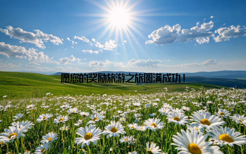愿您的奖励旅游之旅圆满成功!
